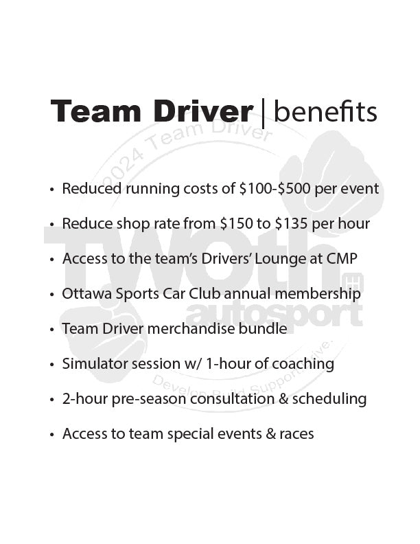 2024 Team Driver Membership