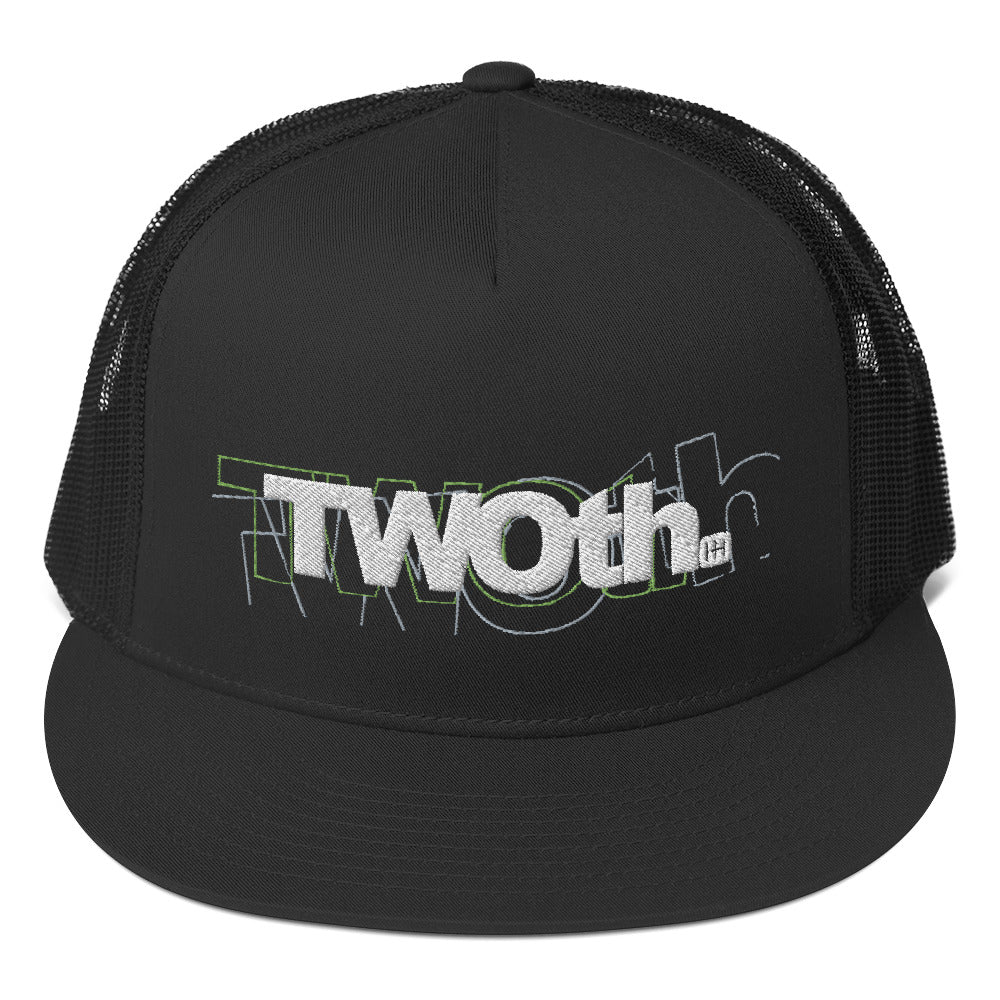 TrackLimits PNK | Flat Trucker Hat