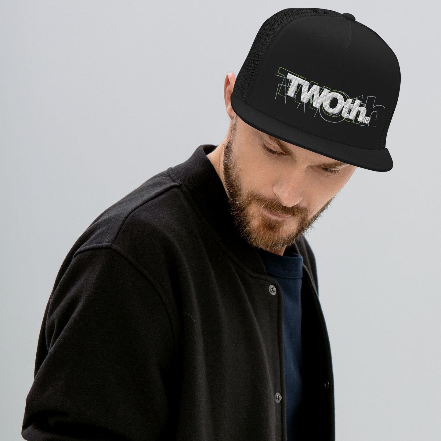 TrackLimits PNK | Flat Trucker Hat