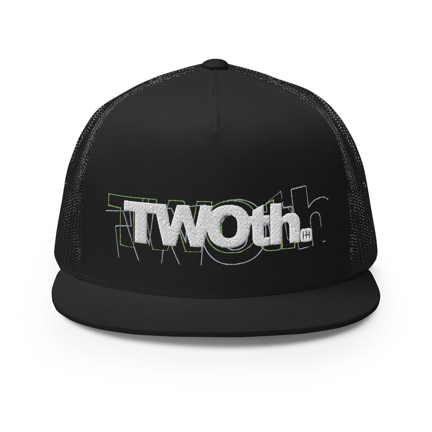 TrackLimits GRN | Flat Trucker Hat
