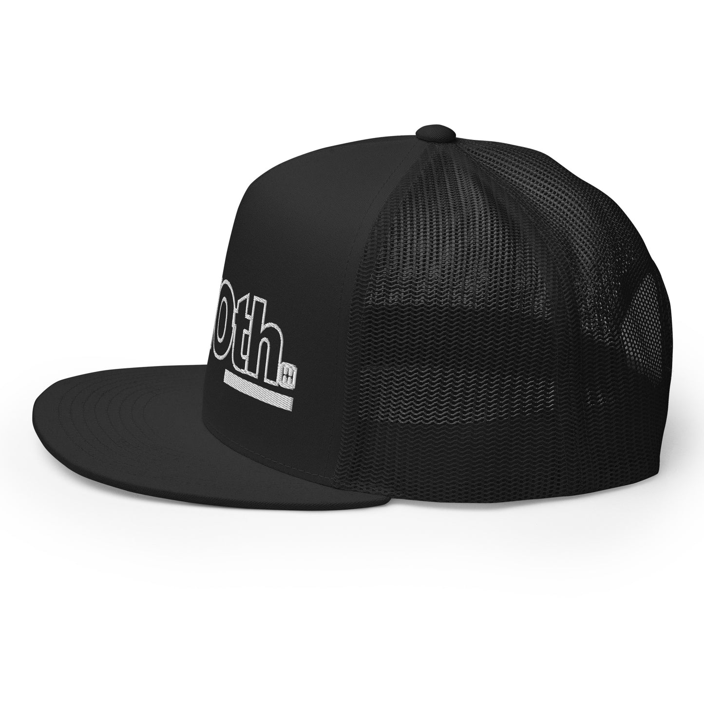OnTheLine WHT | Flat Trucker Cap