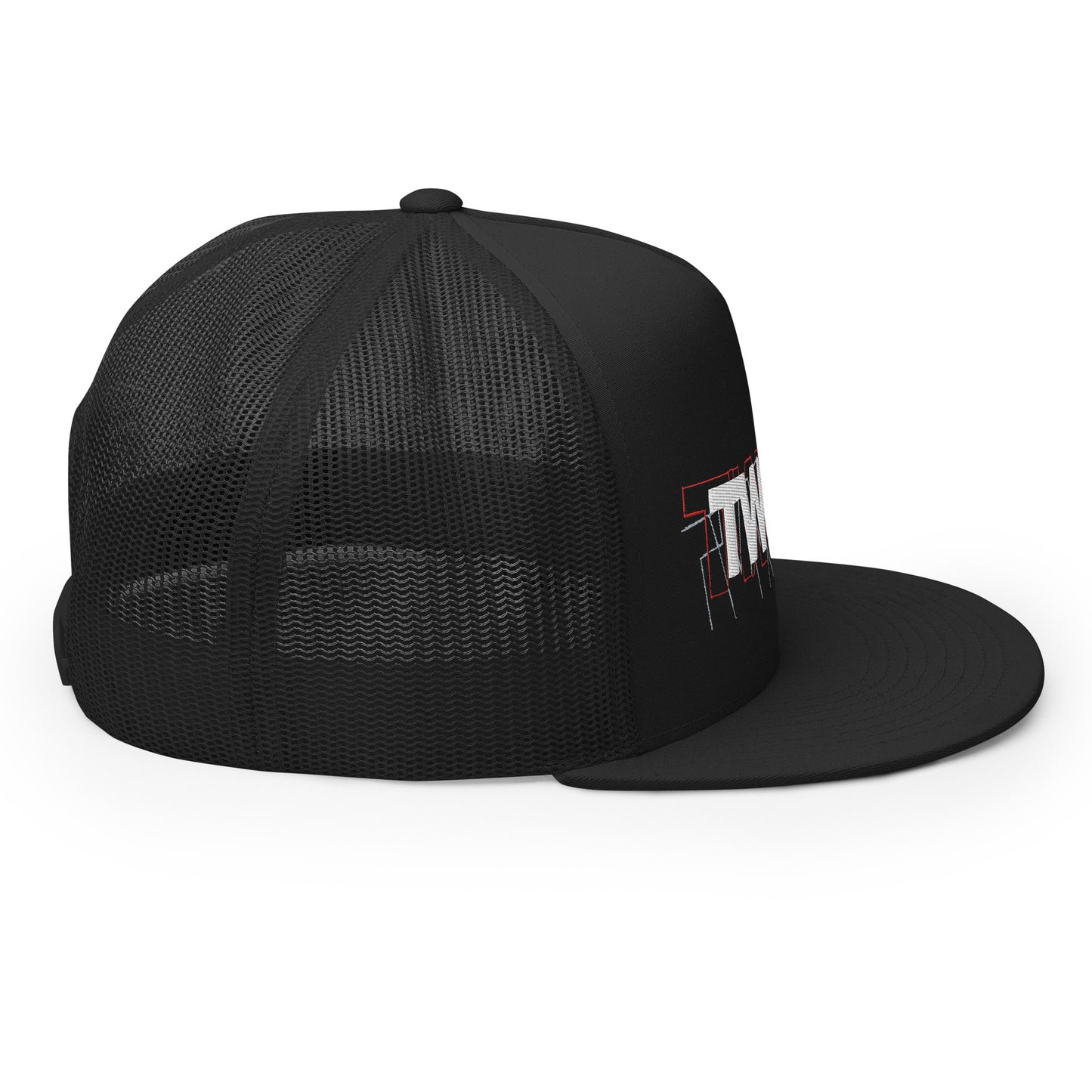 TrackLimits RED | Flat Trucker Hat