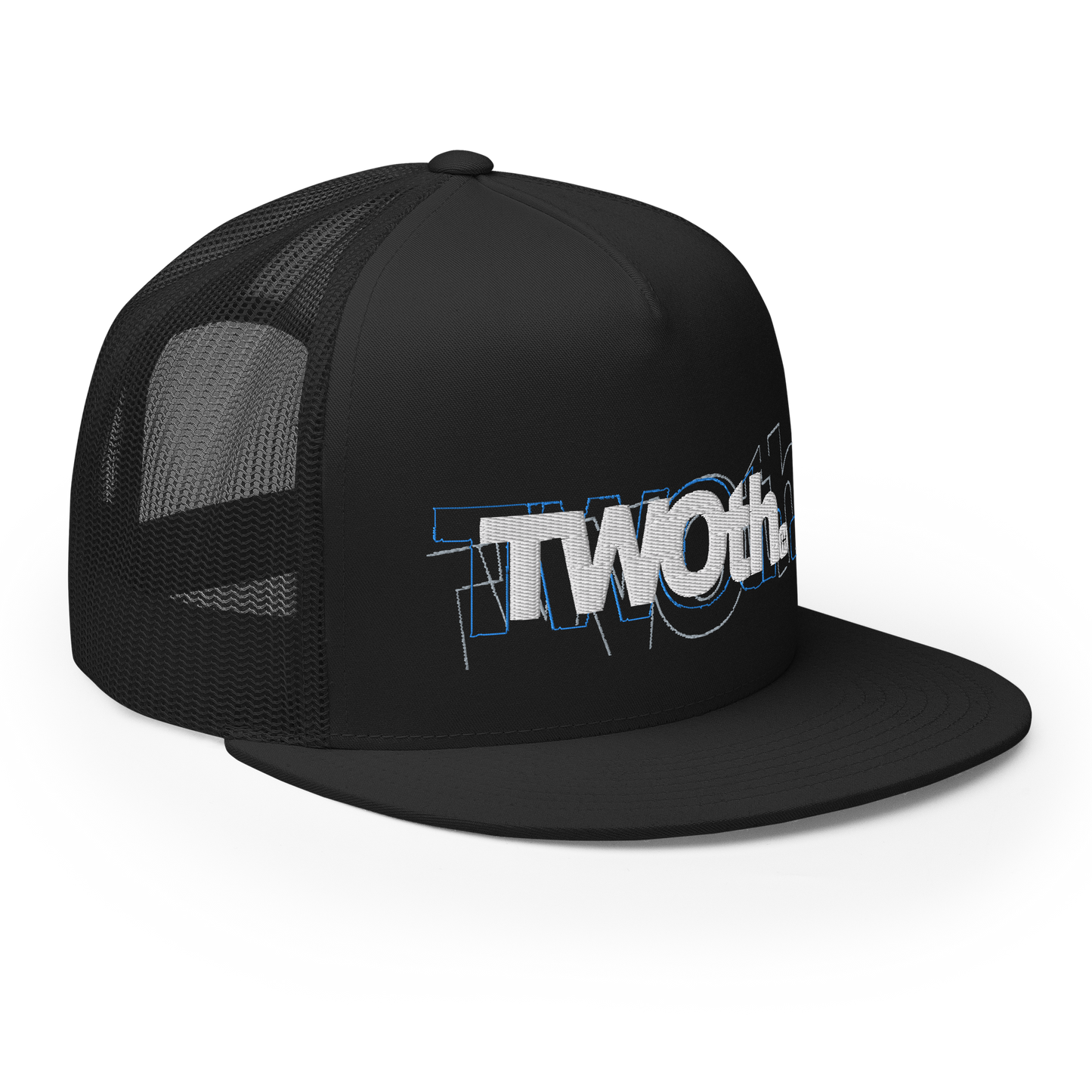 TrackLimits BLU | Flat Trucker Hat