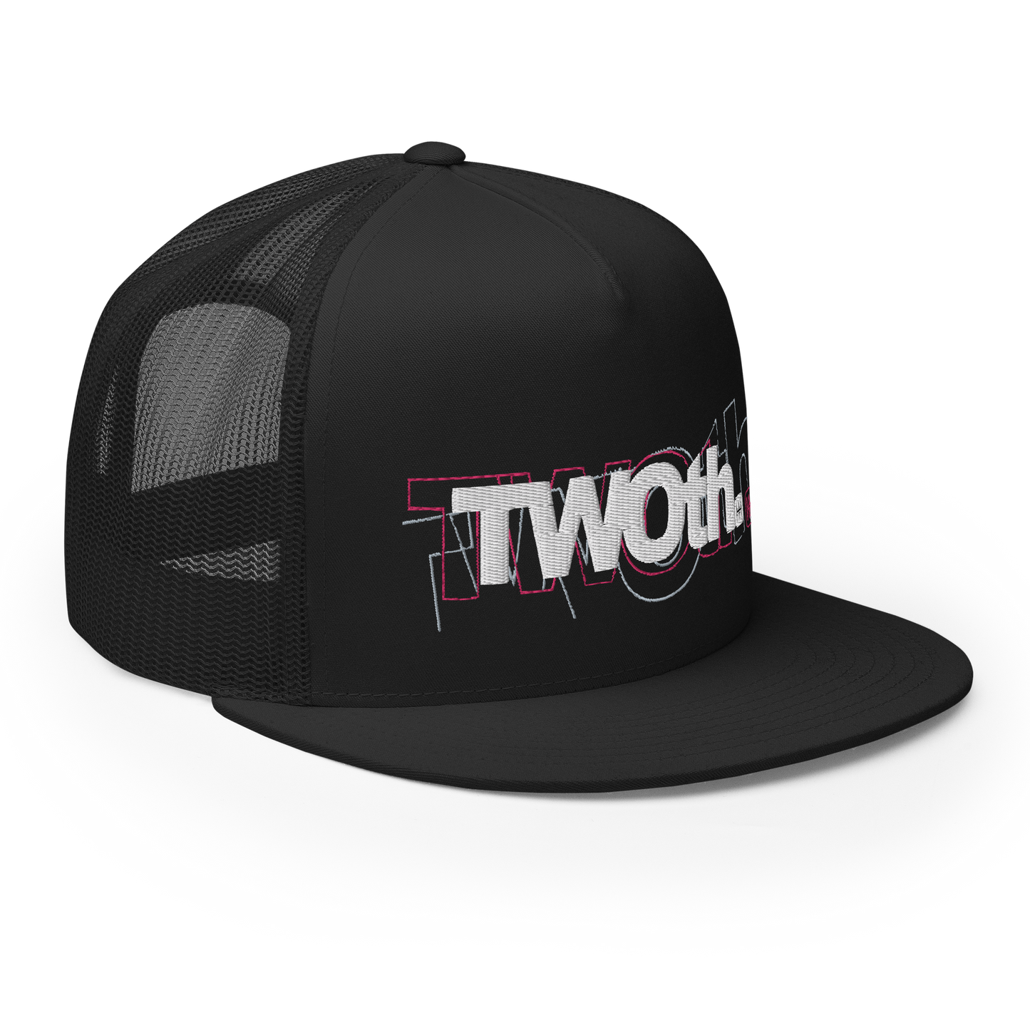 TrackLimits PNK | Flat Trucker Hat