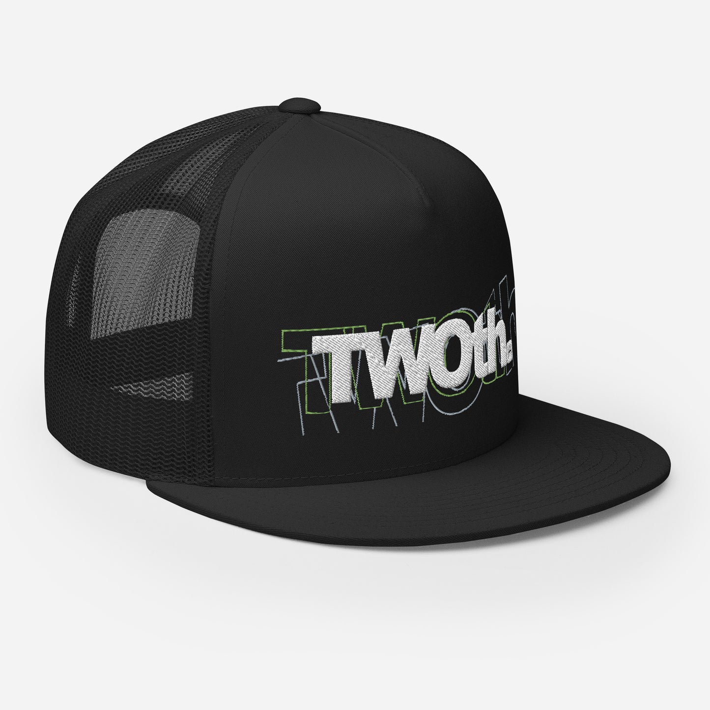 TrackLimits PNK | Flat Trucker Hat
