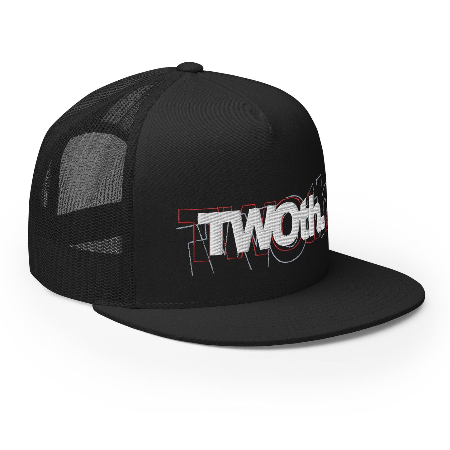 TrackLimits RED | Flat Trucker Hat