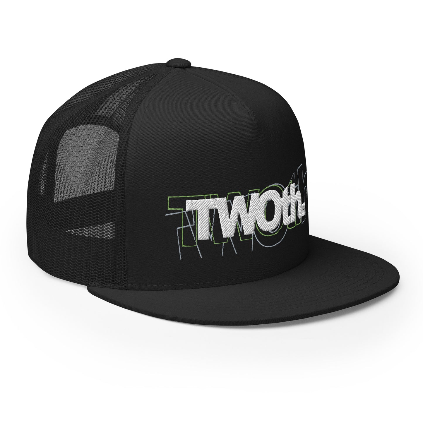 TrackLimits GRN | Flat Trucker Hat