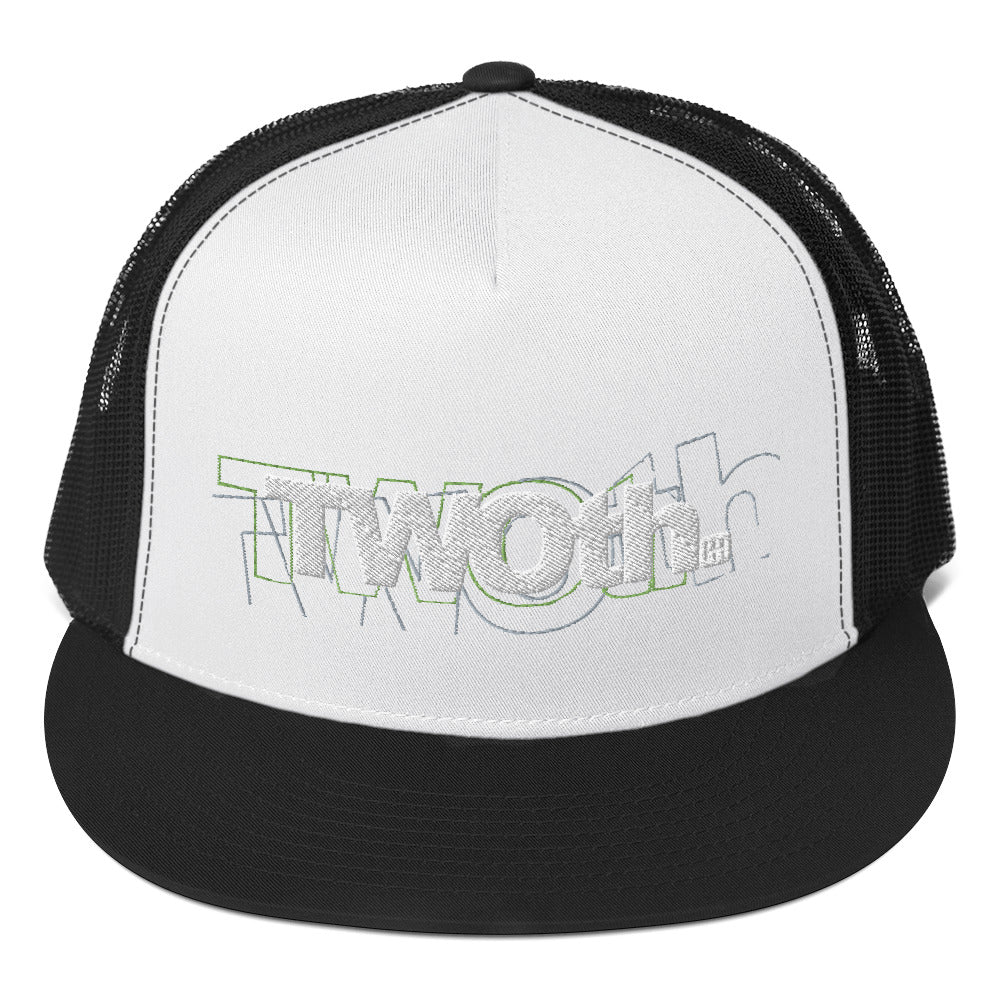 TrackLimits PNK | Flat Trucker Hat