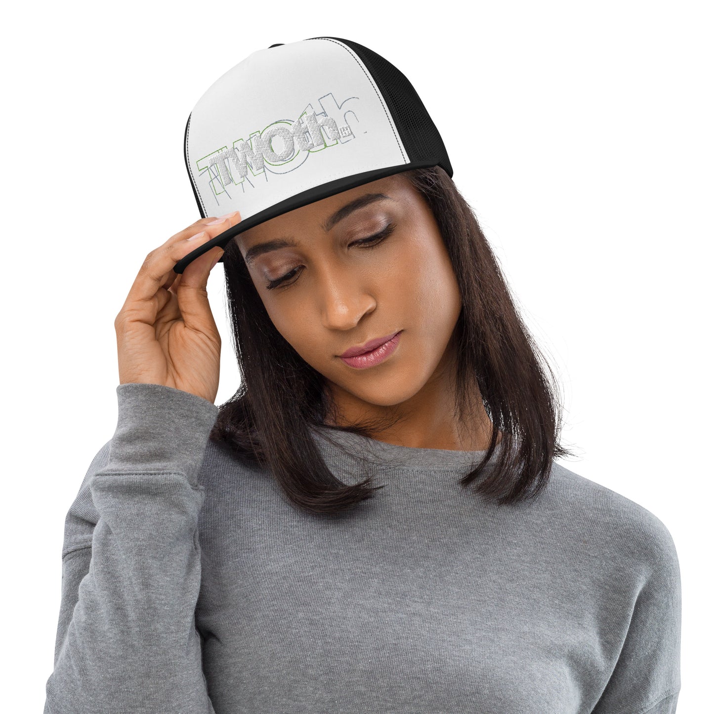 TrackLimits PNK | Flat Trucker Hat