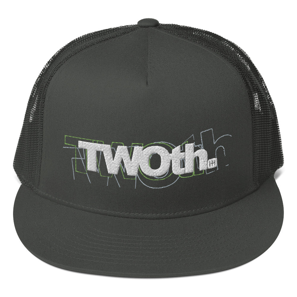TrackLimits PNK | Flat Trucker Hat