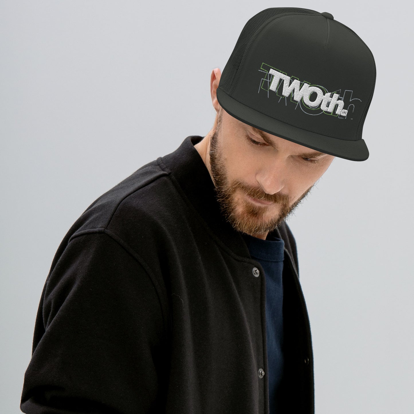 TrackLimits PNK | Flat Trucker Hat