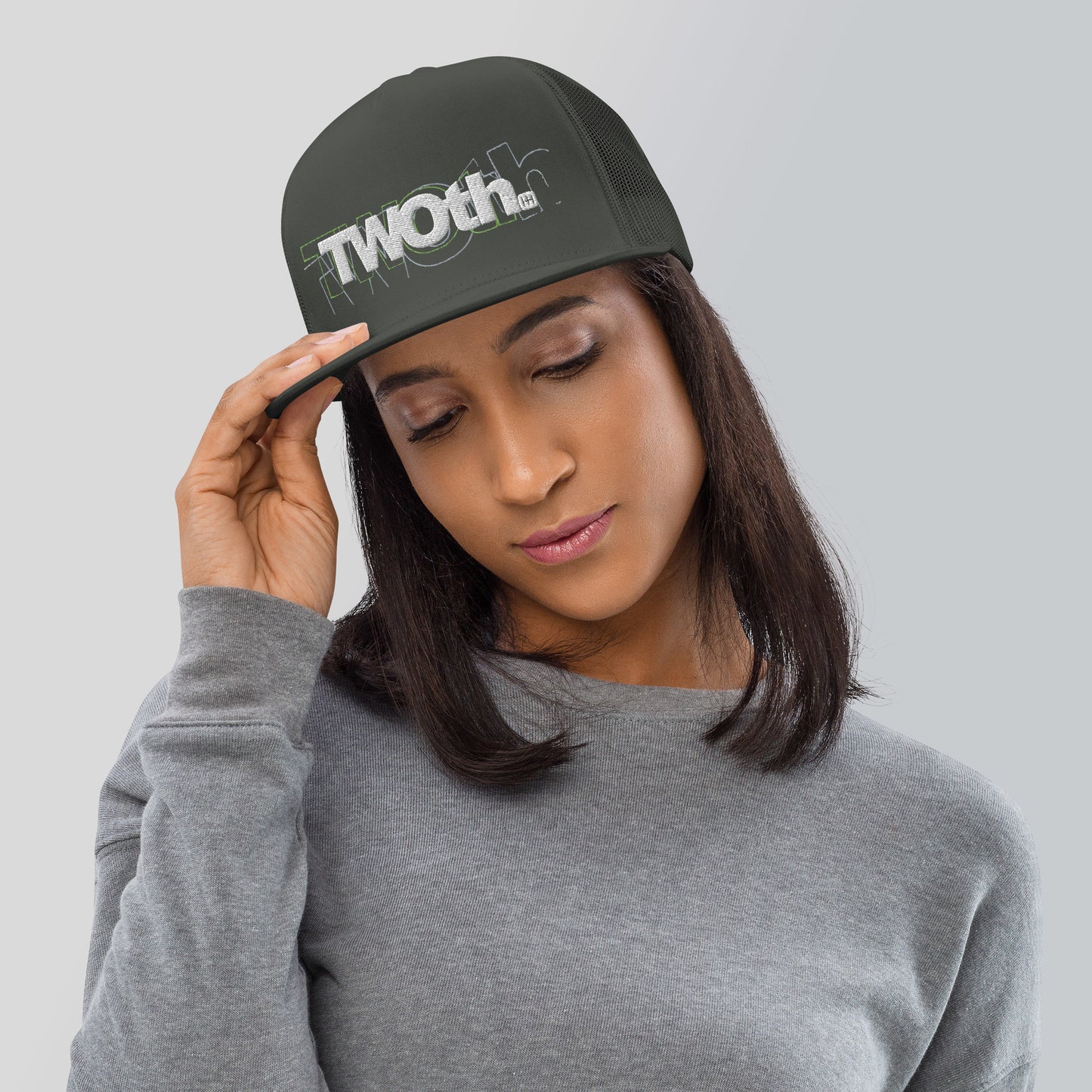 TrackLimits PNK | Flat Trucker Hat