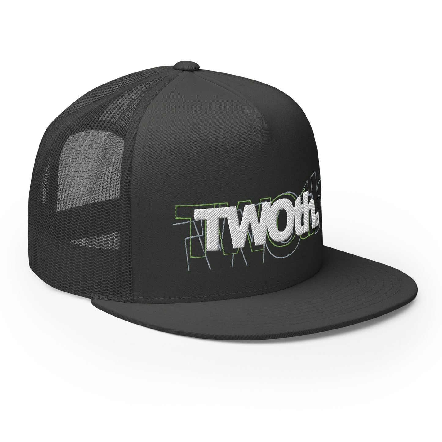 TrackLimits PNK | Flat Trucker Hat