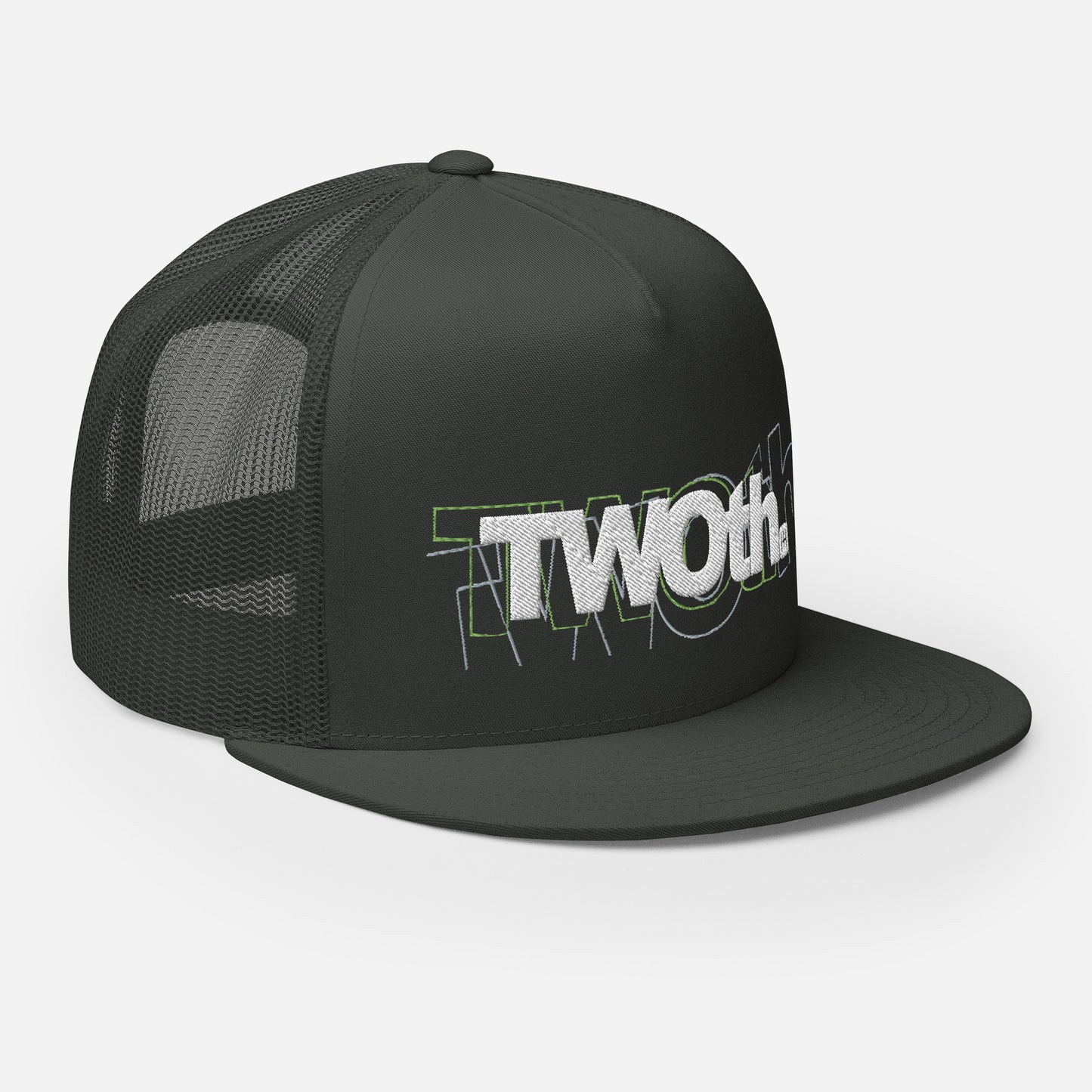 TrackLimits PNK | Flat Trucker Hat
