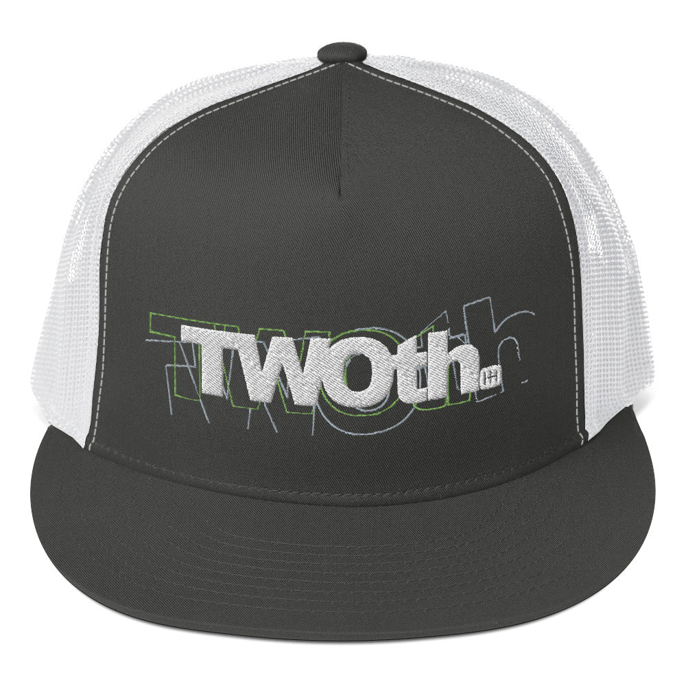 TrackLimits PNK | Flat Trucker Hat