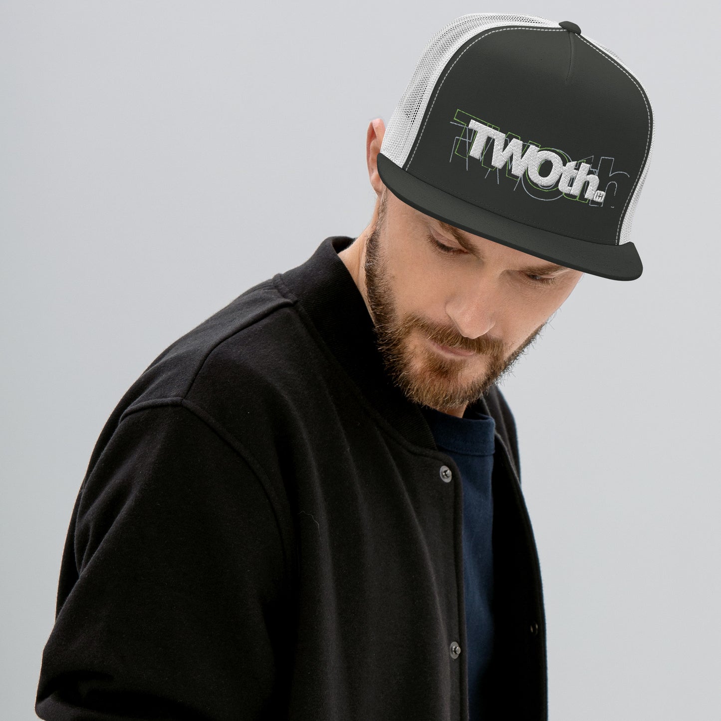 TrackLimits PNK | Flat Trucker Hat