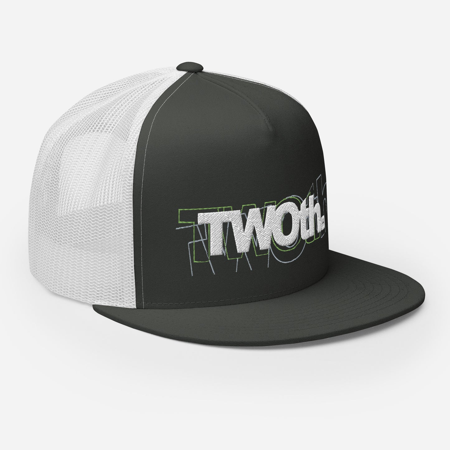 TrackLimits PNK | Flat Trucker Hat