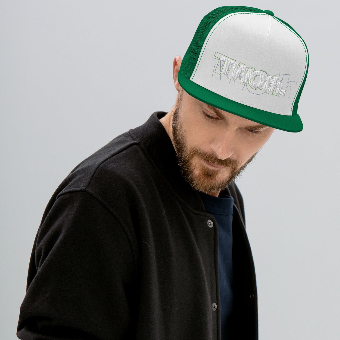 TrackLimits PNK | Flat Trucker Hat