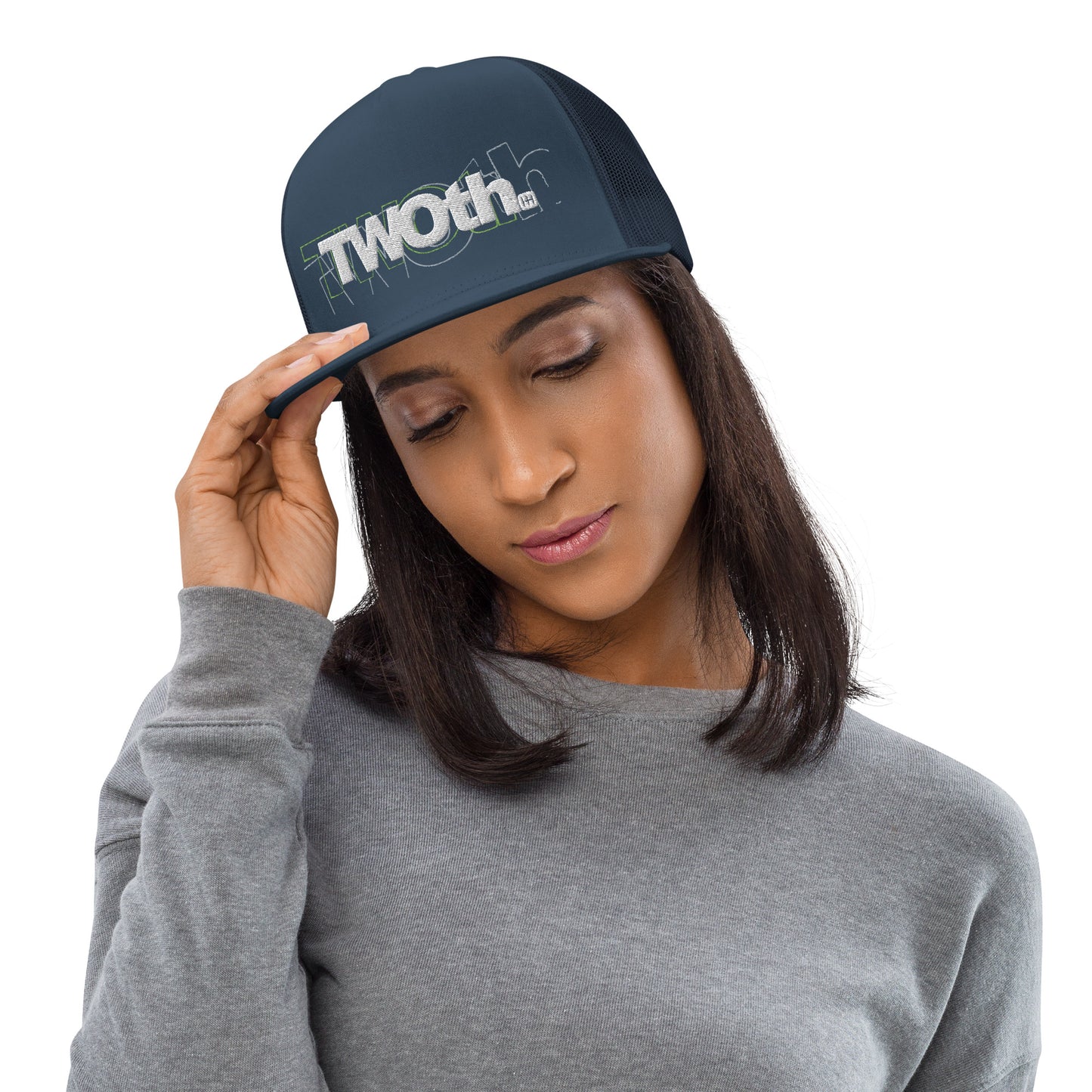 TrackLimits PNK | Flat Trucker Hat