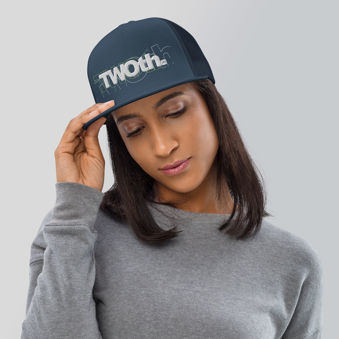 TrackLimits PNK | Flat Trucker Hat