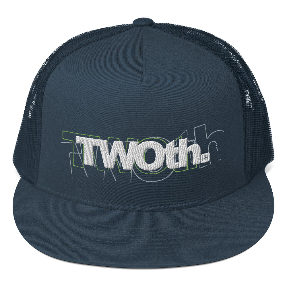 TrackLimits PNK | Flat Trucker Hat