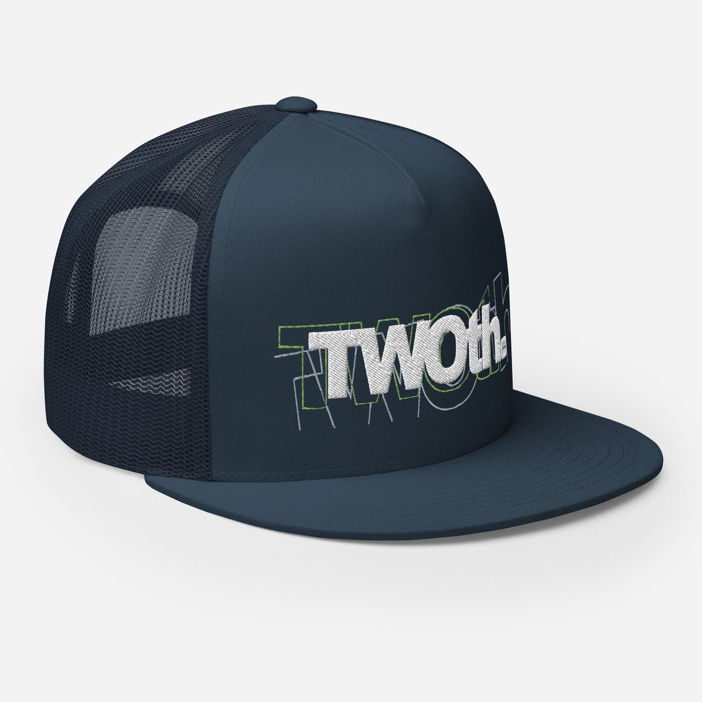 TrackLimits PNK | Flat Trucker Hat