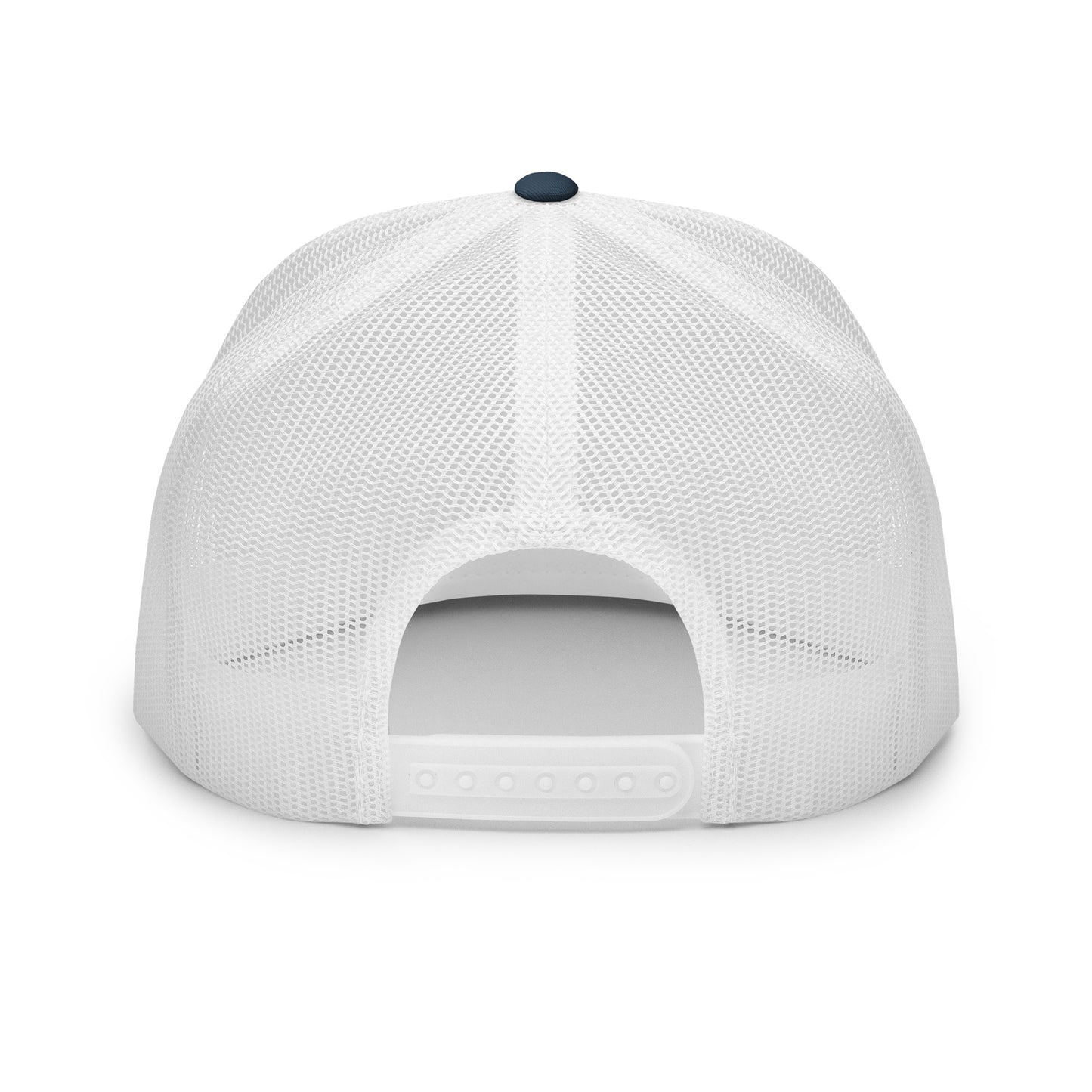 OnTheLine WHT | Flat Trucker Cap