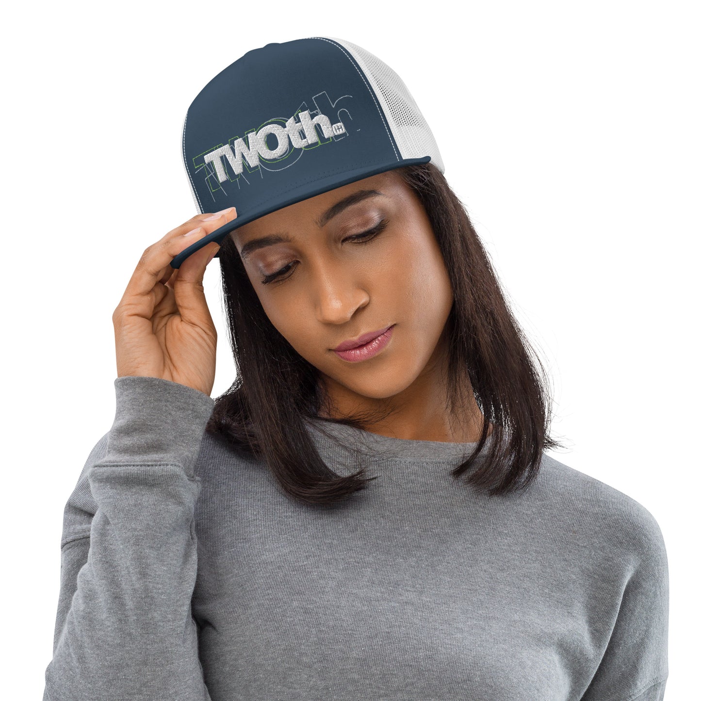TrackLimits PNK | Flat Trucker Hat