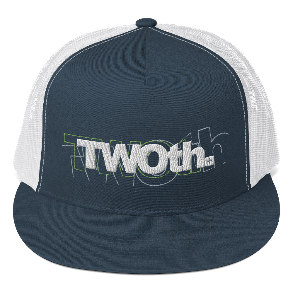 TrackLimits PNK | Flat Trucker Hat