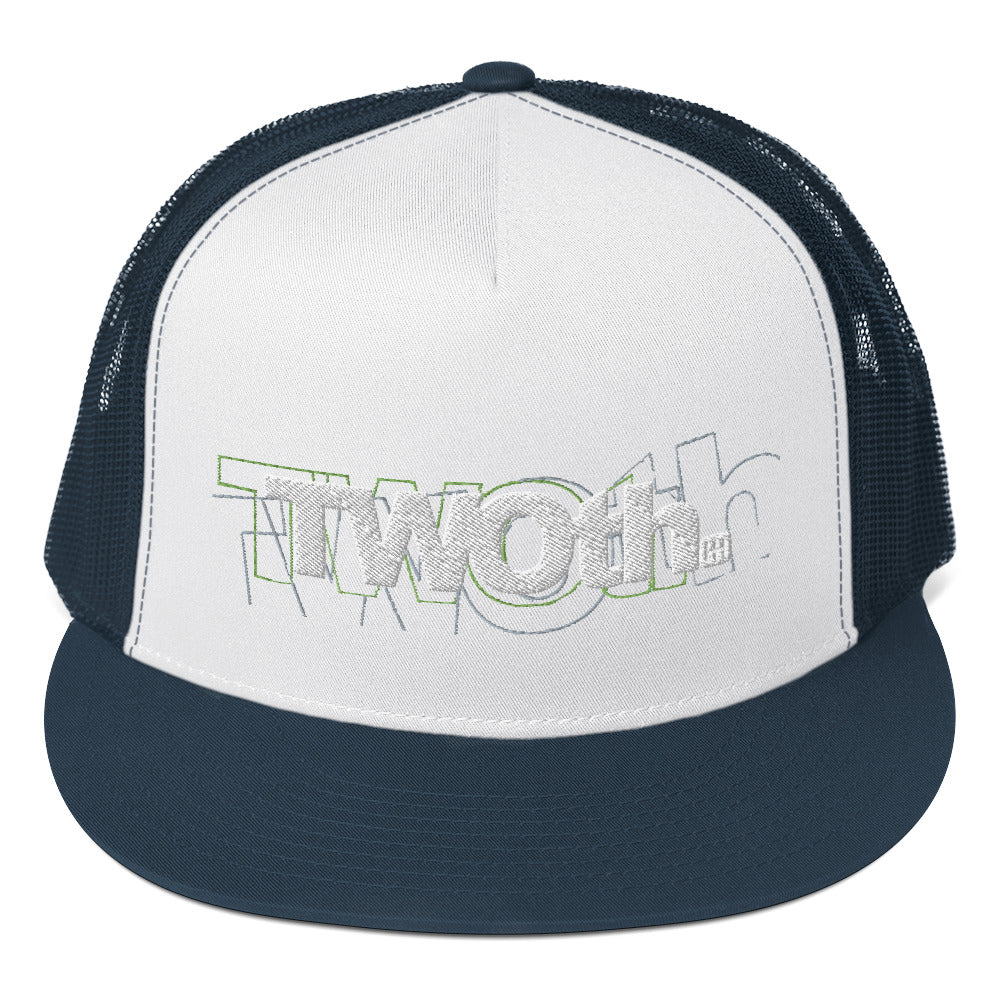 TrackLimits PNK | Flat Trucker Hat