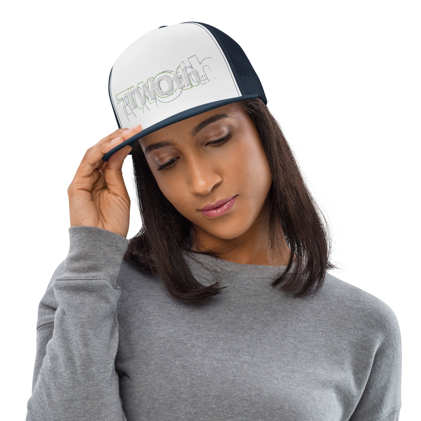 TrackLimits PNK | Flat Trucker Hat
