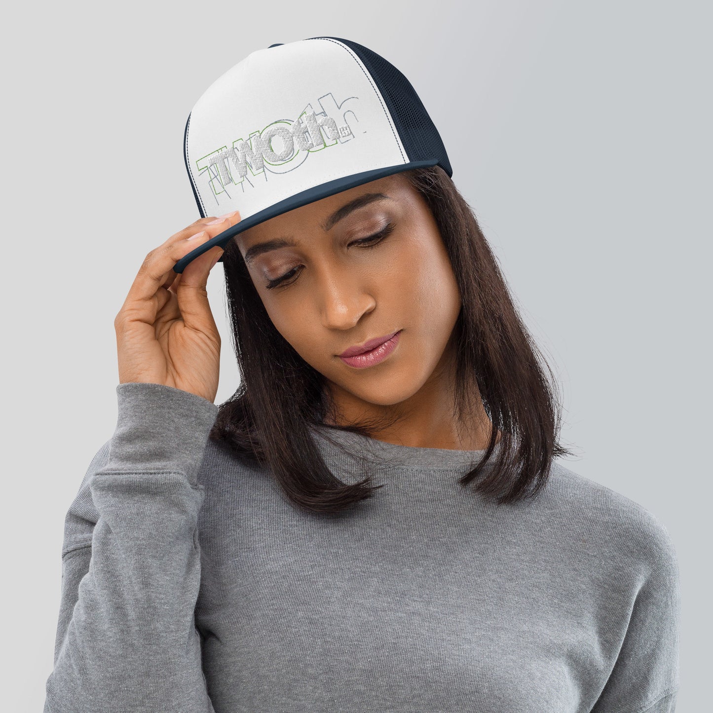 TrackLimits PNK | Flat Trucker Hat