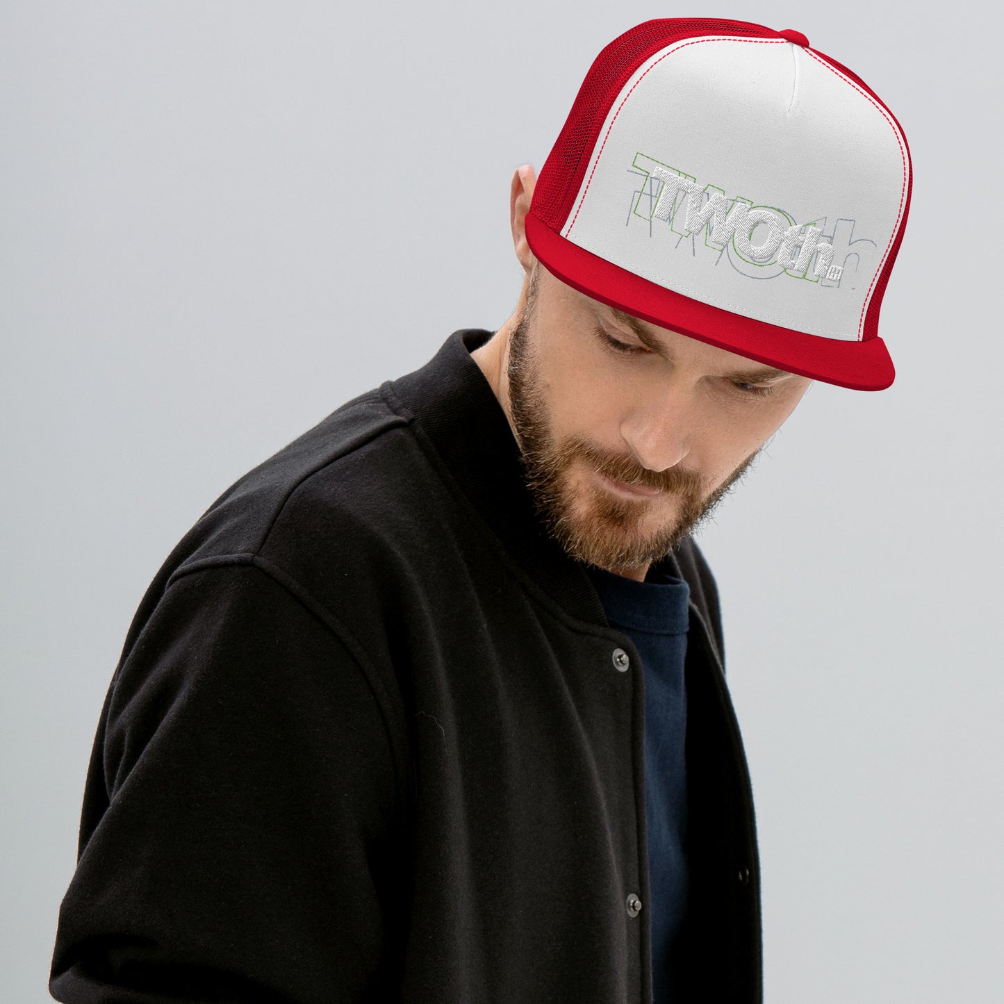 TrackLimits PNK | Flat Trucker Hat