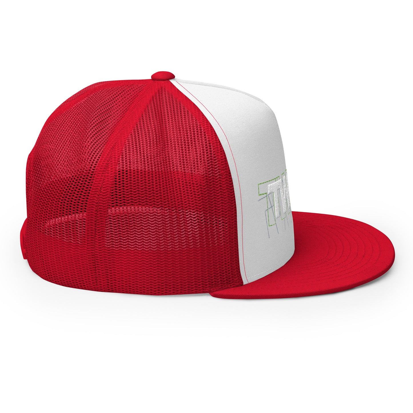 TrackLimits PNK | Flat Trucker Hat