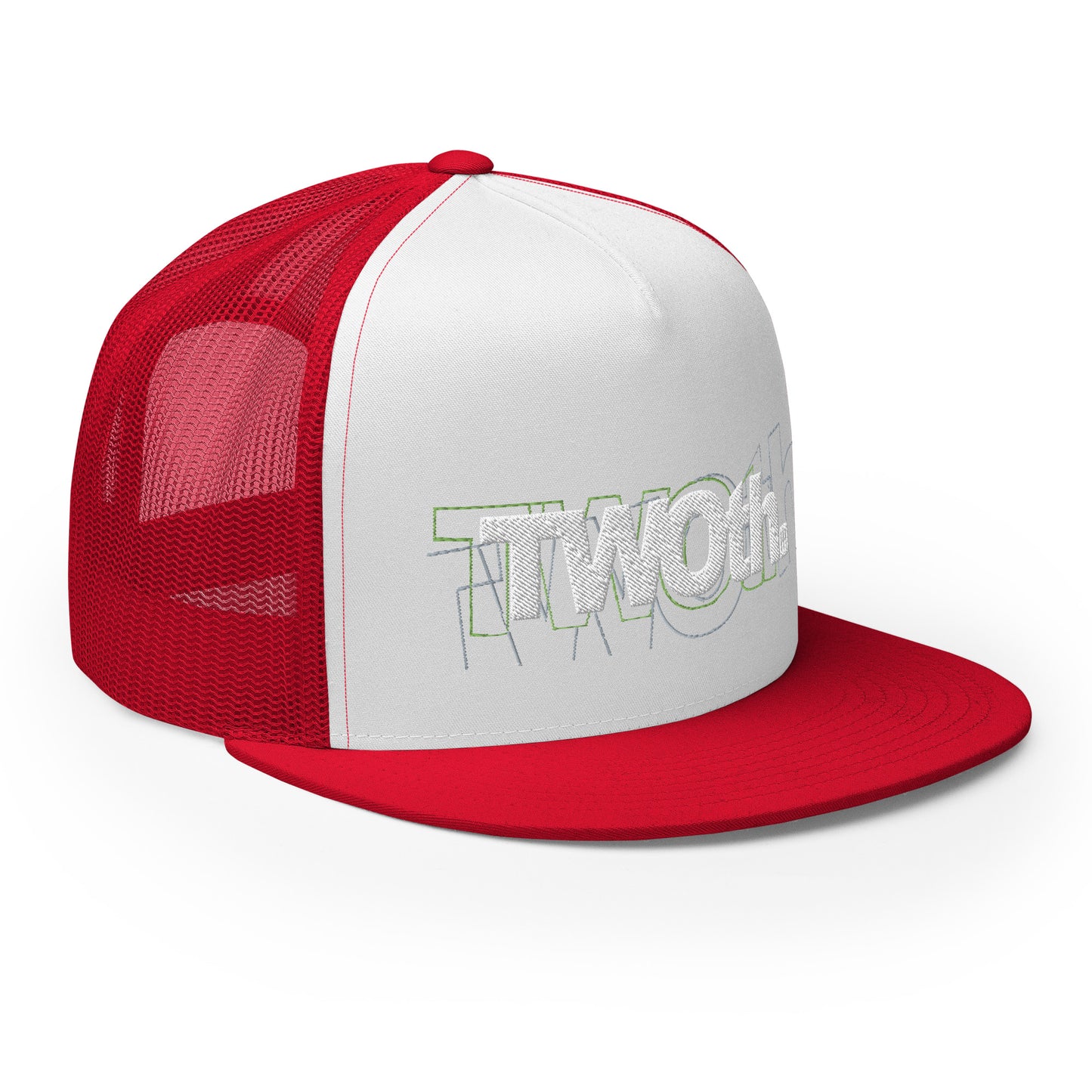 TrackLimits PNK | Flat Trucker Hat