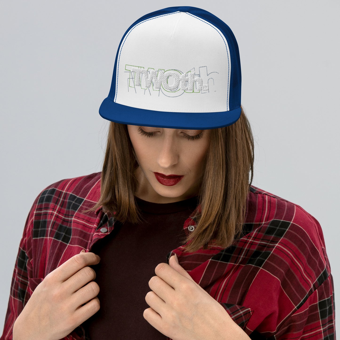 TrackLimits PNK | Flat Trucker Hat