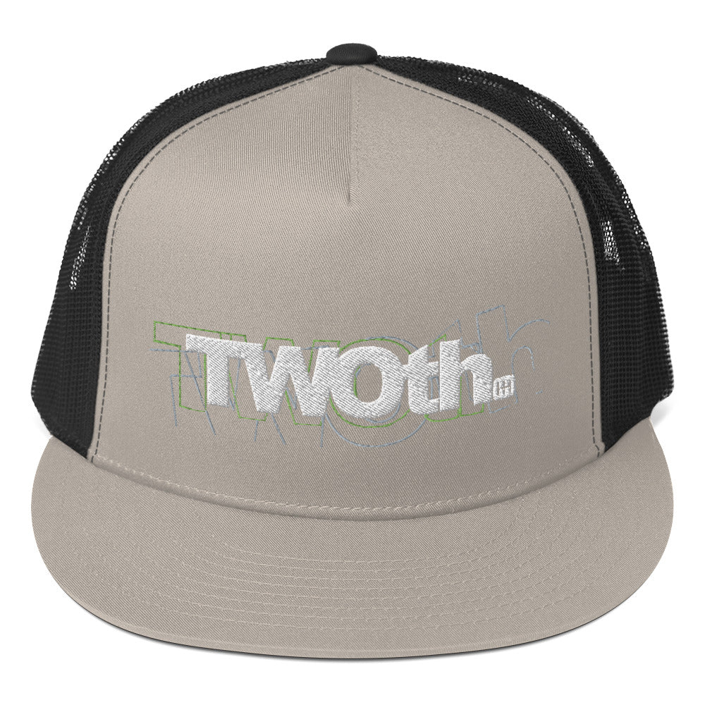 TrackLimits PNK | Flat Trucker Hat