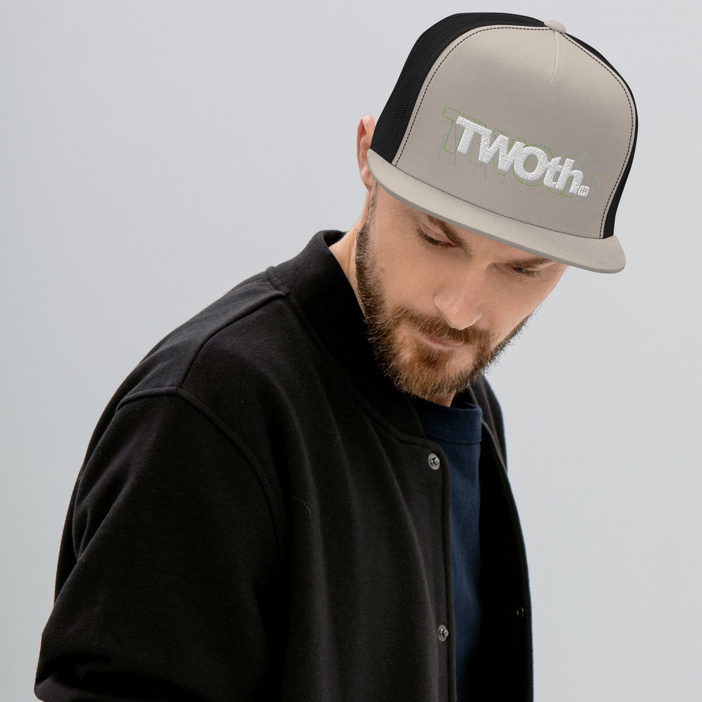 TrackLimits PNK | Flat Trucker Hat
