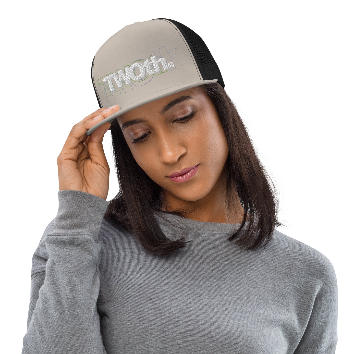 TrackLimits PNK | Flat Trucker Hat
