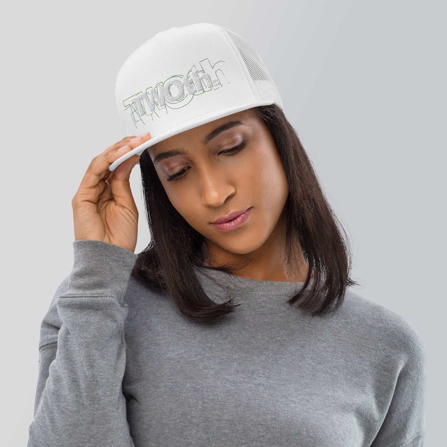 TrackLimits PNK | Flat Trucker Hat