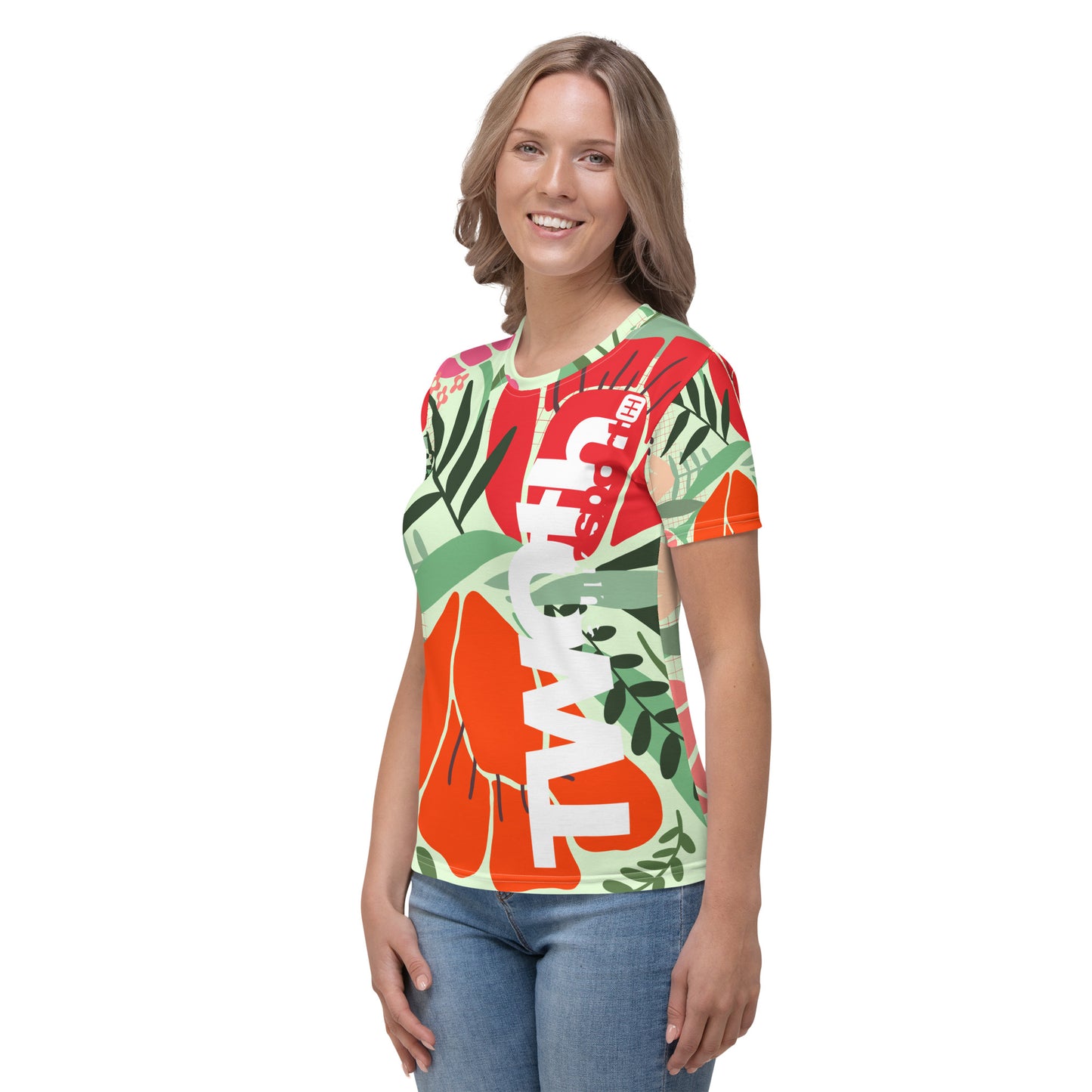 SnowBirds | Womens Floral Tee
