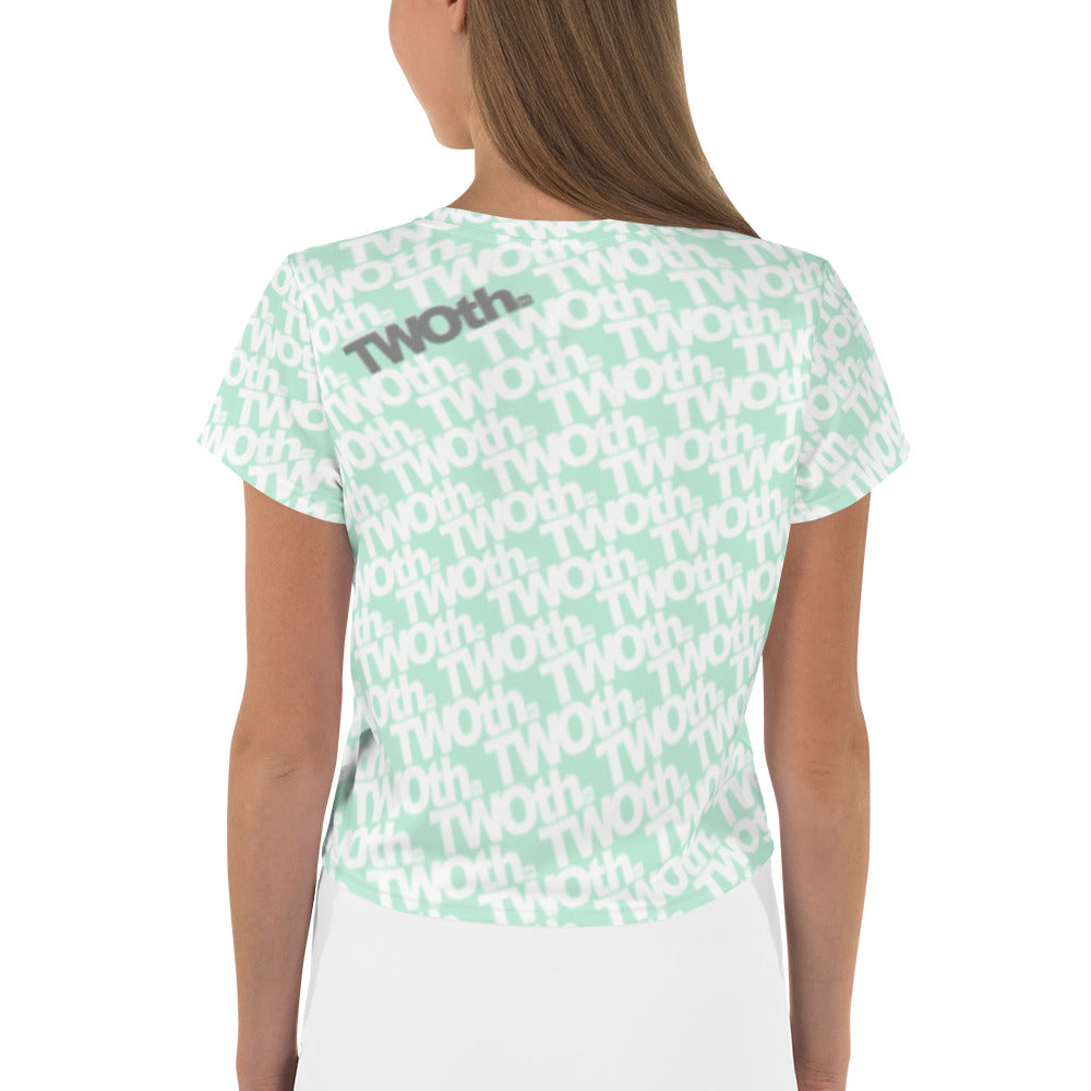 Brickyard Miami | Women's Crop Tee | Miami Green