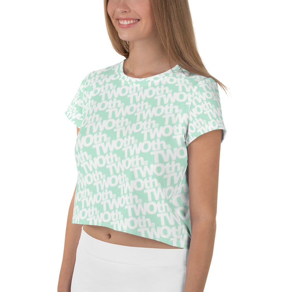 Brickyard Miami | Women's Crop Tee | Miami Green