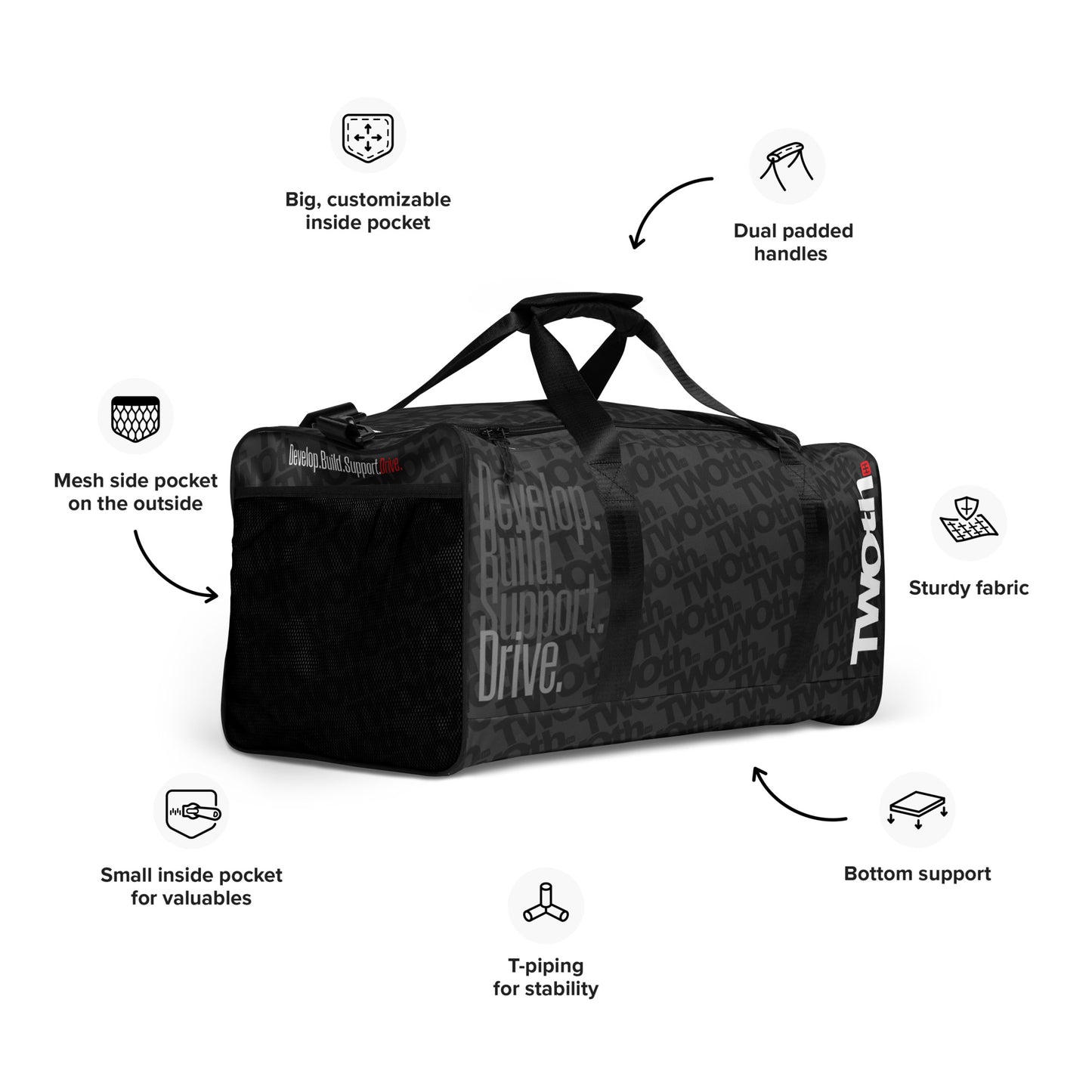 2023 Team Driver | Custom TWOth Brickyard Duffle