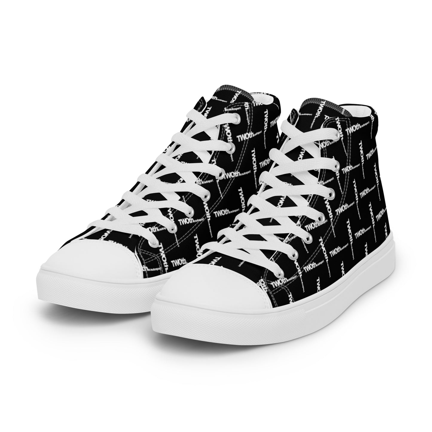 Designer Carbon | Men’s High Top Canvas Shoes