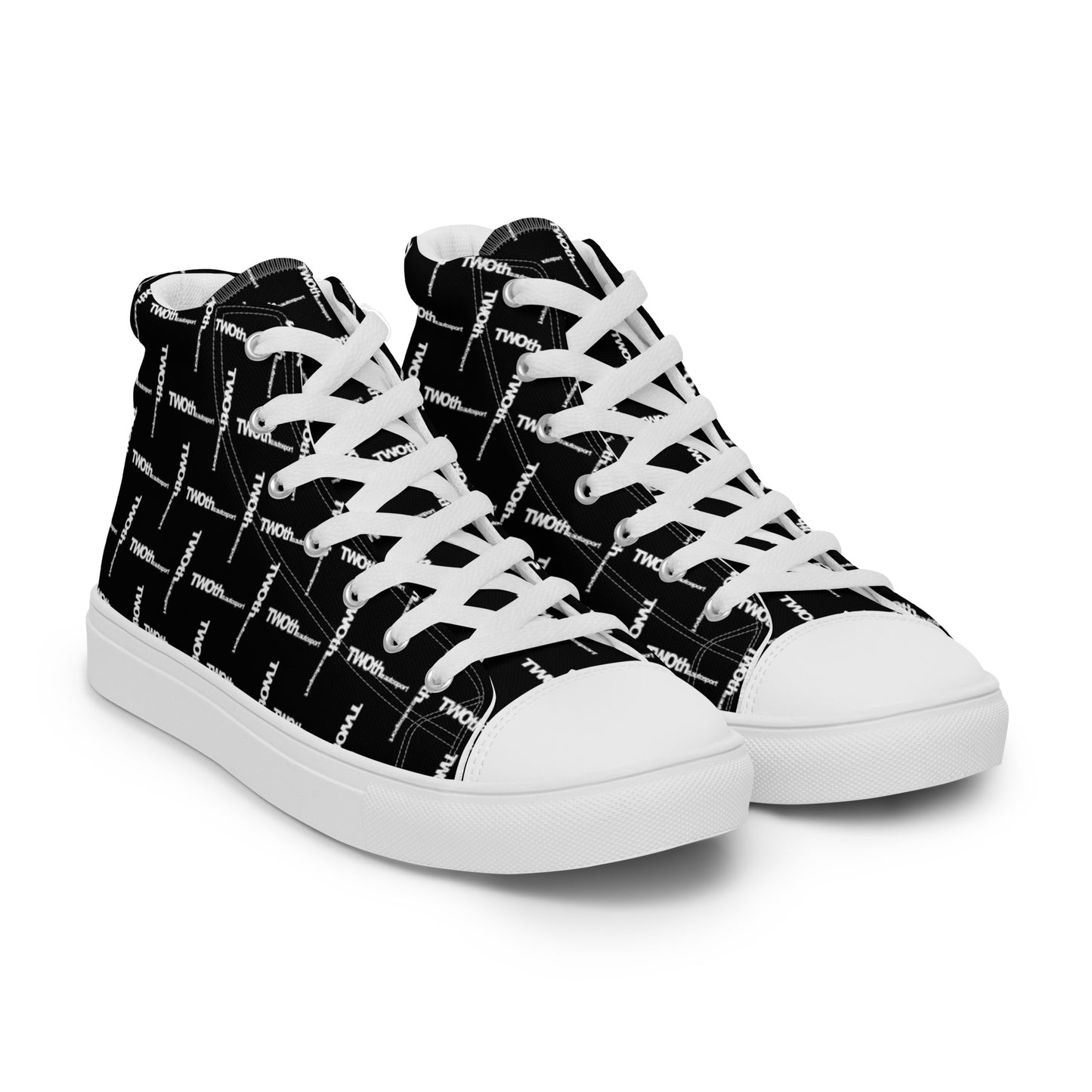 Designer Carbon | Men’s High Top Canvas Shoes