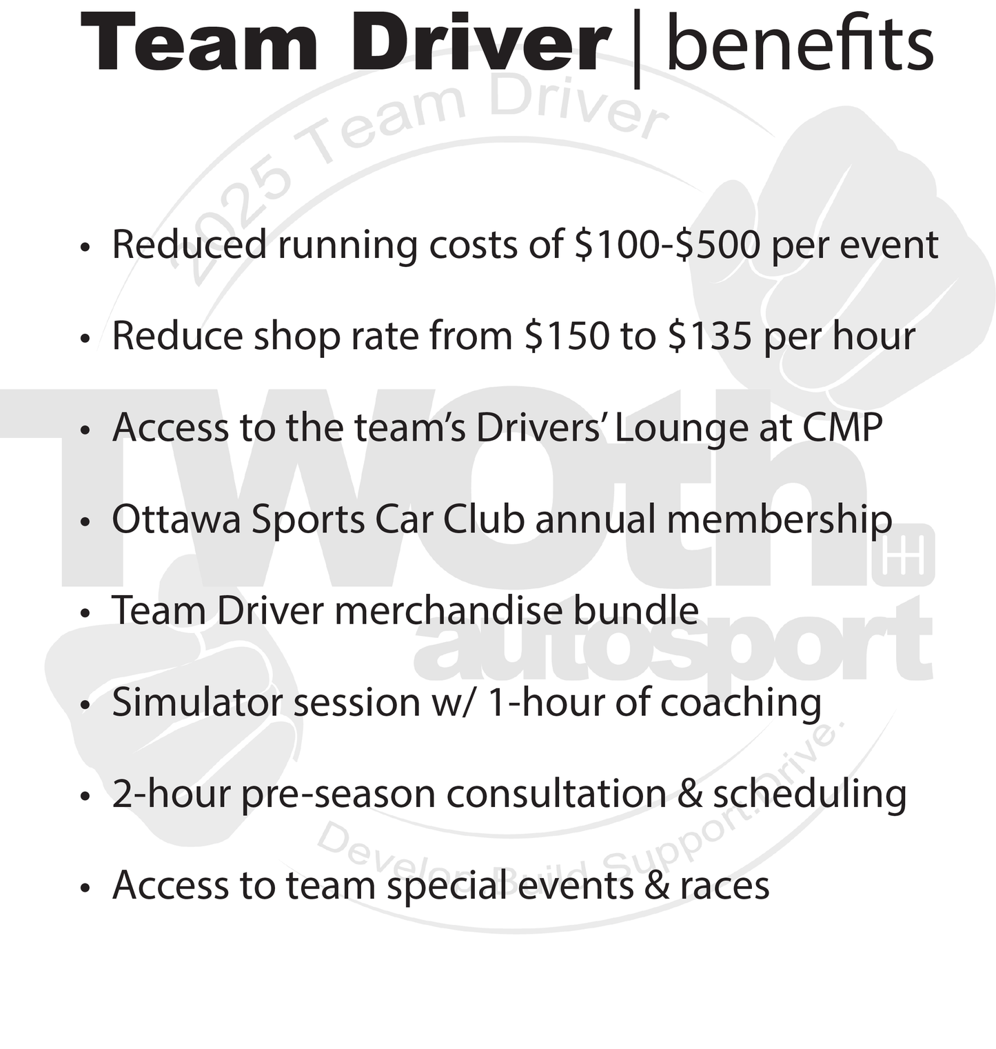 2025 Team Driver Membership