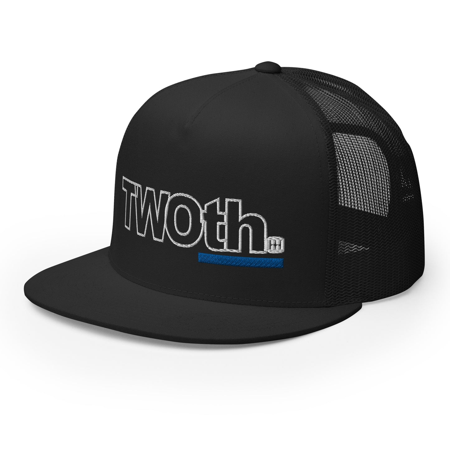 OnTheLine BLU | Flat Trucker Hat
