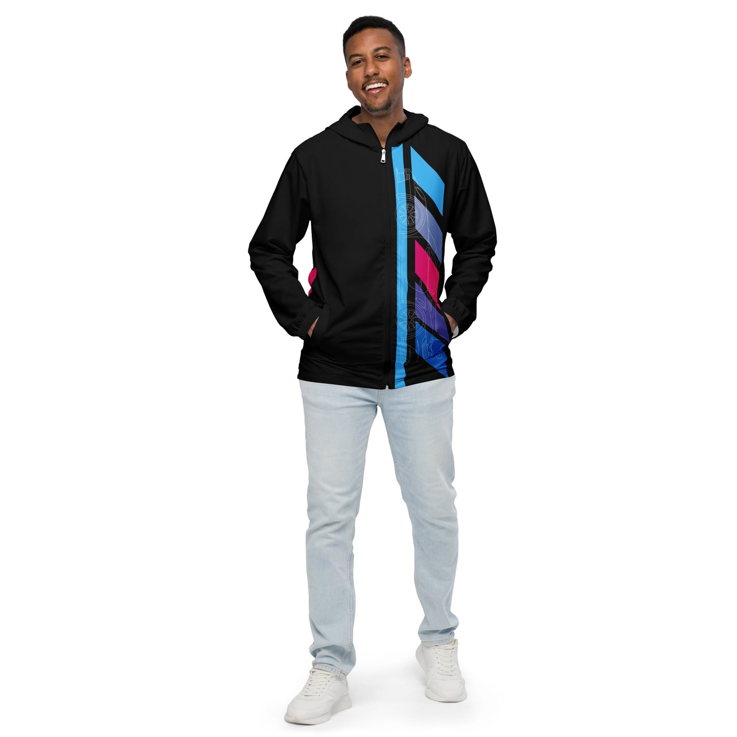 OnTheLine PTS 992 GT3 | Men’s black windbreaker