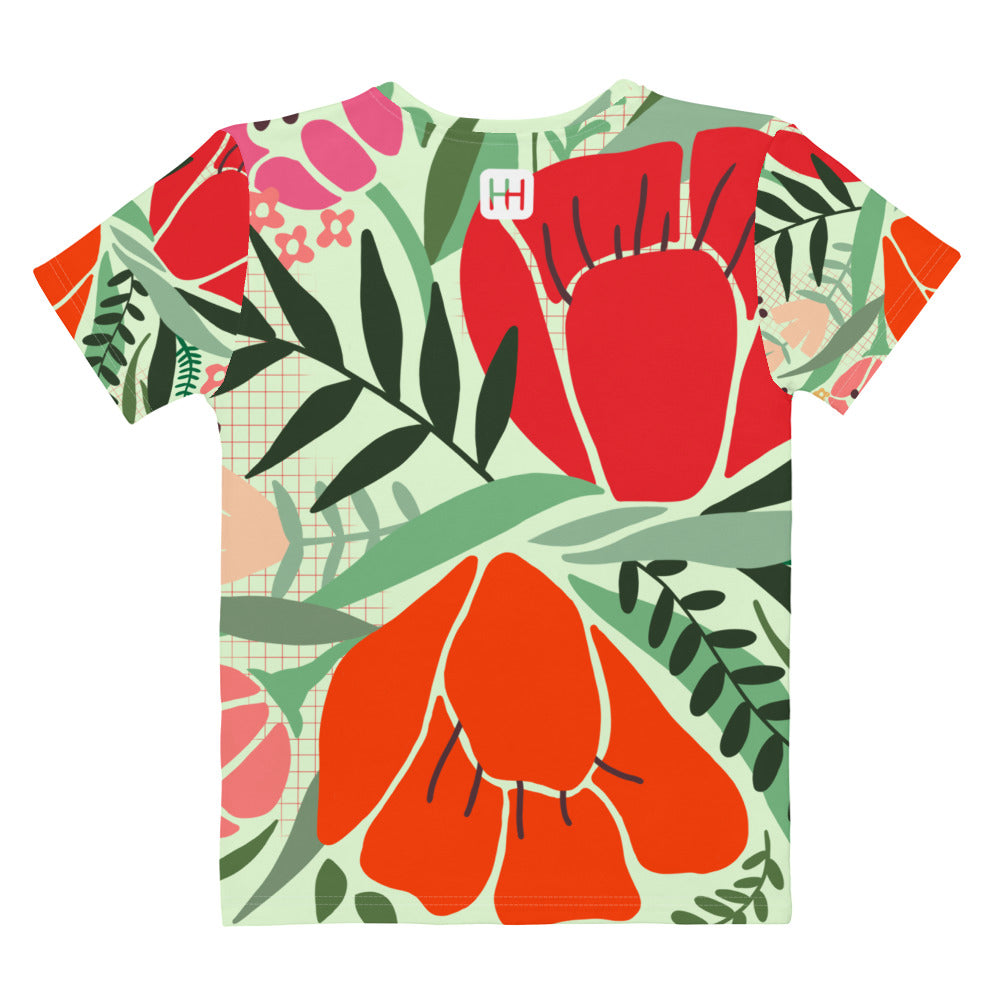 SnowBirds | Womens Floral Tee